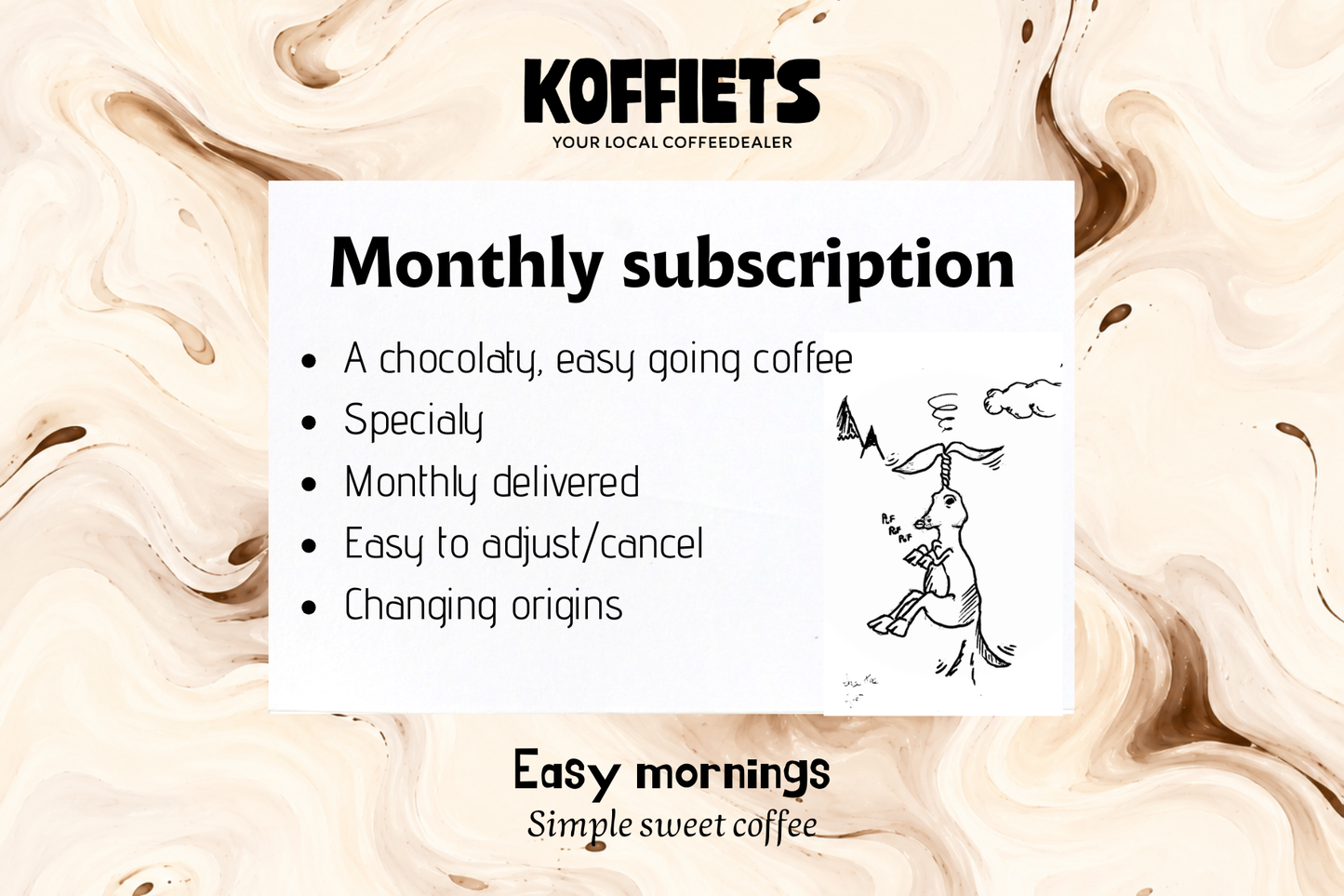 Easy mornings ~ Monthly subscription (filter roast)